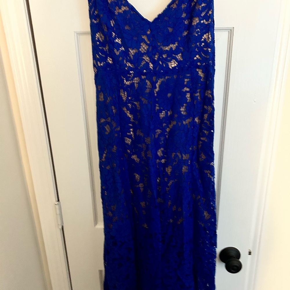 Lulu's Royal Blue Lace Dress